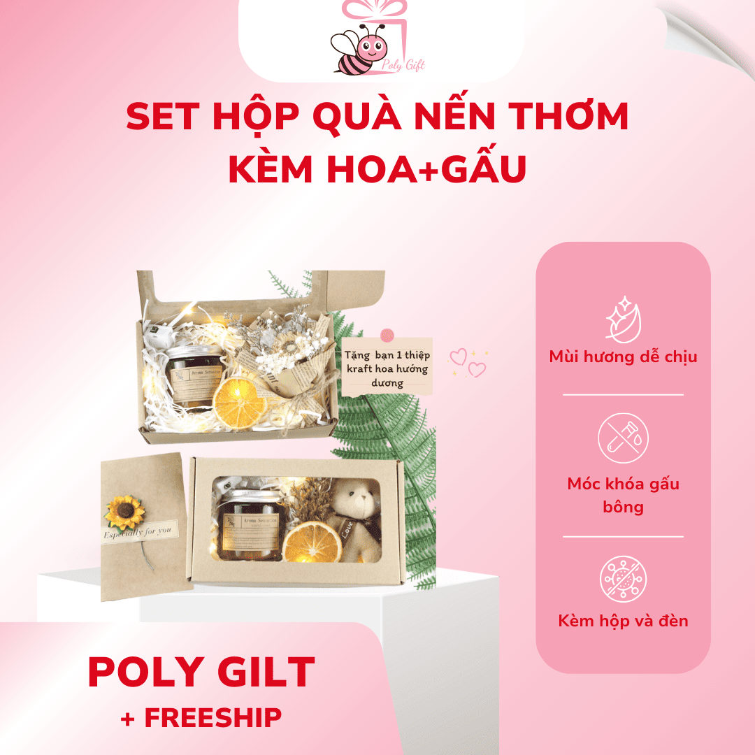 set nến 3