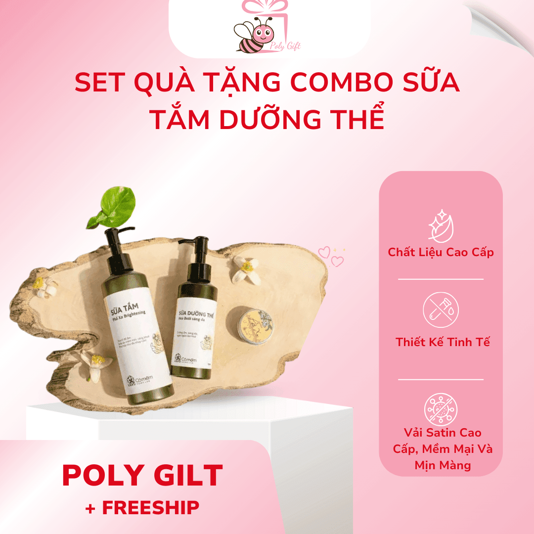 SET Combo Quà Tặng Dưỡng Thể Sáng Da Chỉ Sau 4 Tuần - Poly Gilt - Ảnh 2