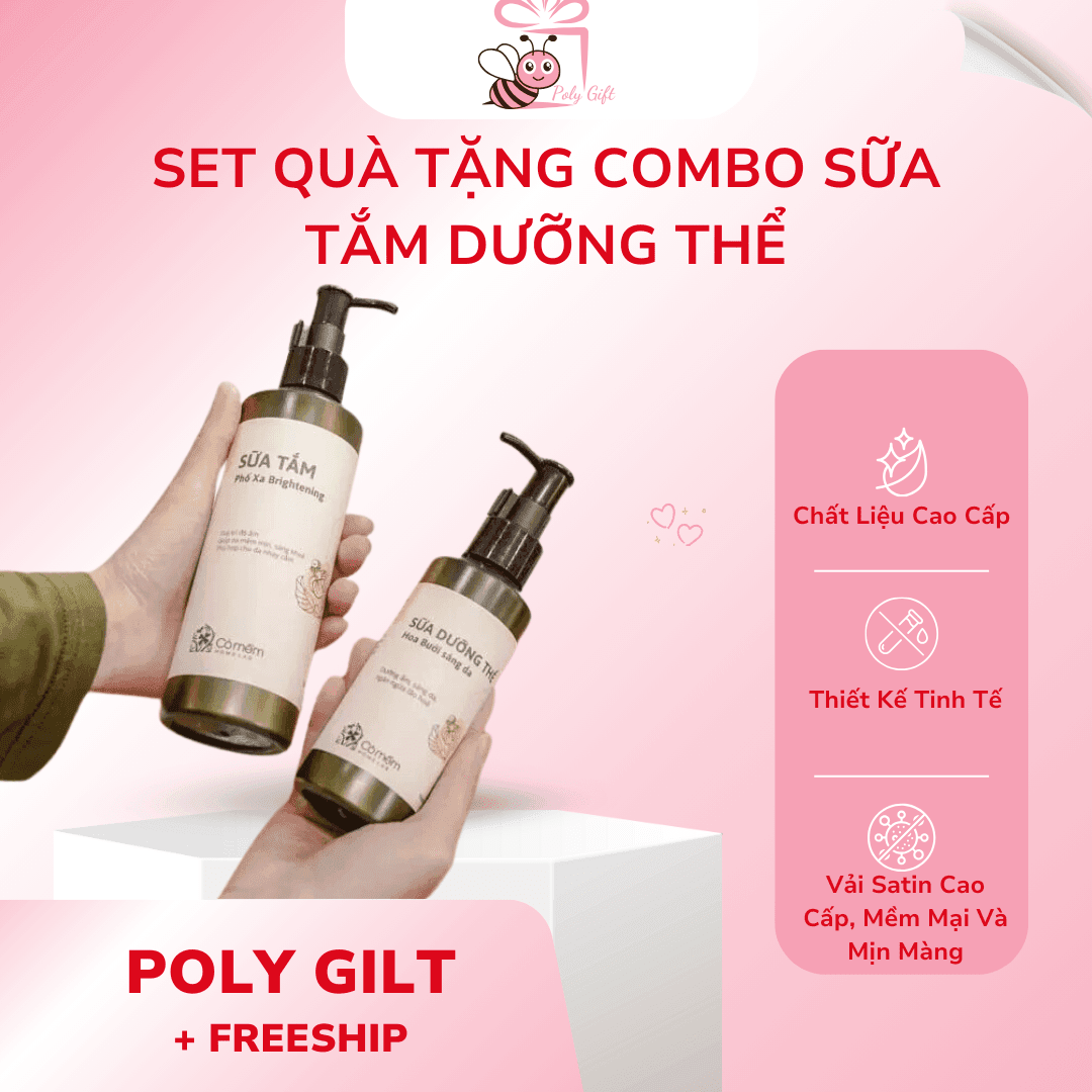 SET Combo Quà Tặng Dưỡng Thể Sáng Da Chỉ Sau 4 Tuần - Poly Gilt - Ảnh 3