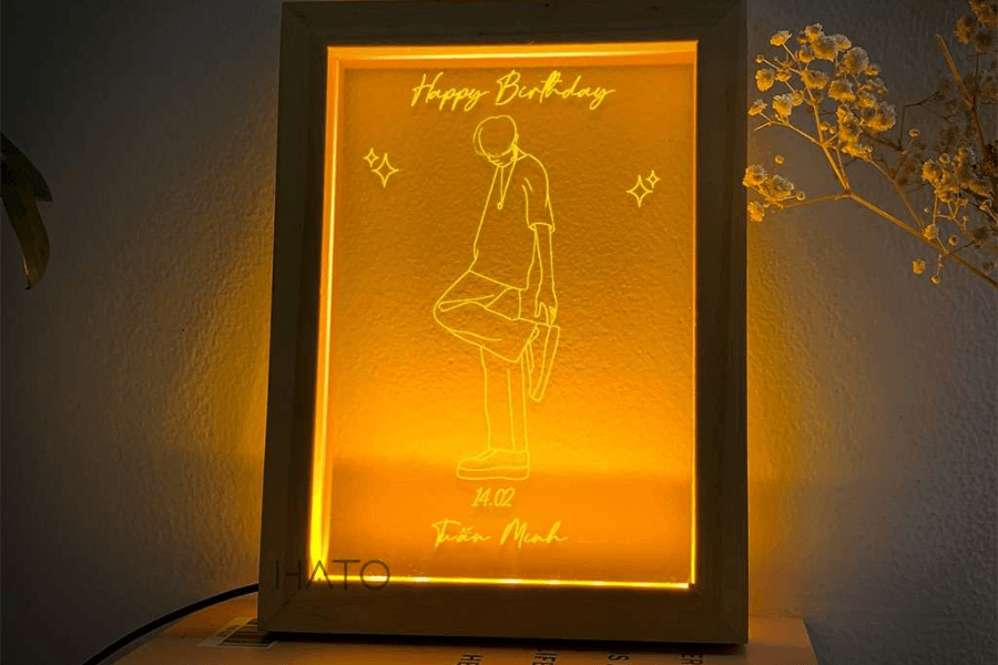 Cách làm tranh đèn LED 3D-anh tranh led 3D